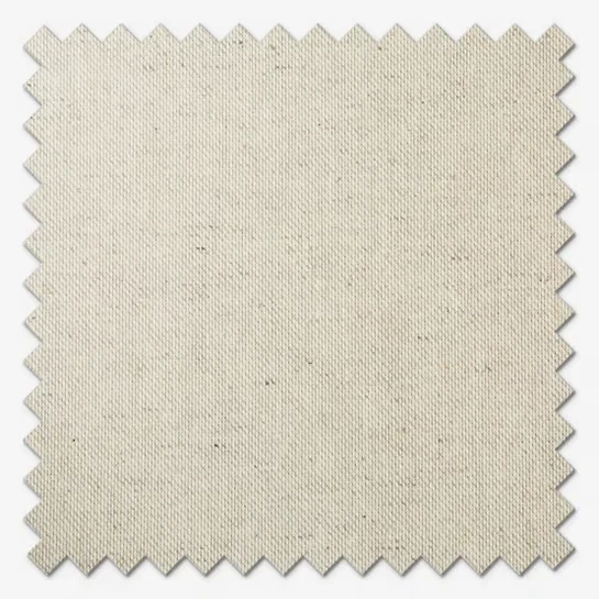 Close-up swatch of textured off-white canvas fabric
