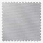 Swatch of light gray textured fabric with pinked edges