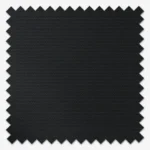 Swatch of textured black blackout fabric