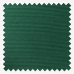 Swatch of textured dark green fabric with pinked edges